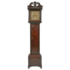 18th Century Irish Antique Mahogany Longcase Clock by Thomas Blundell of Dublin