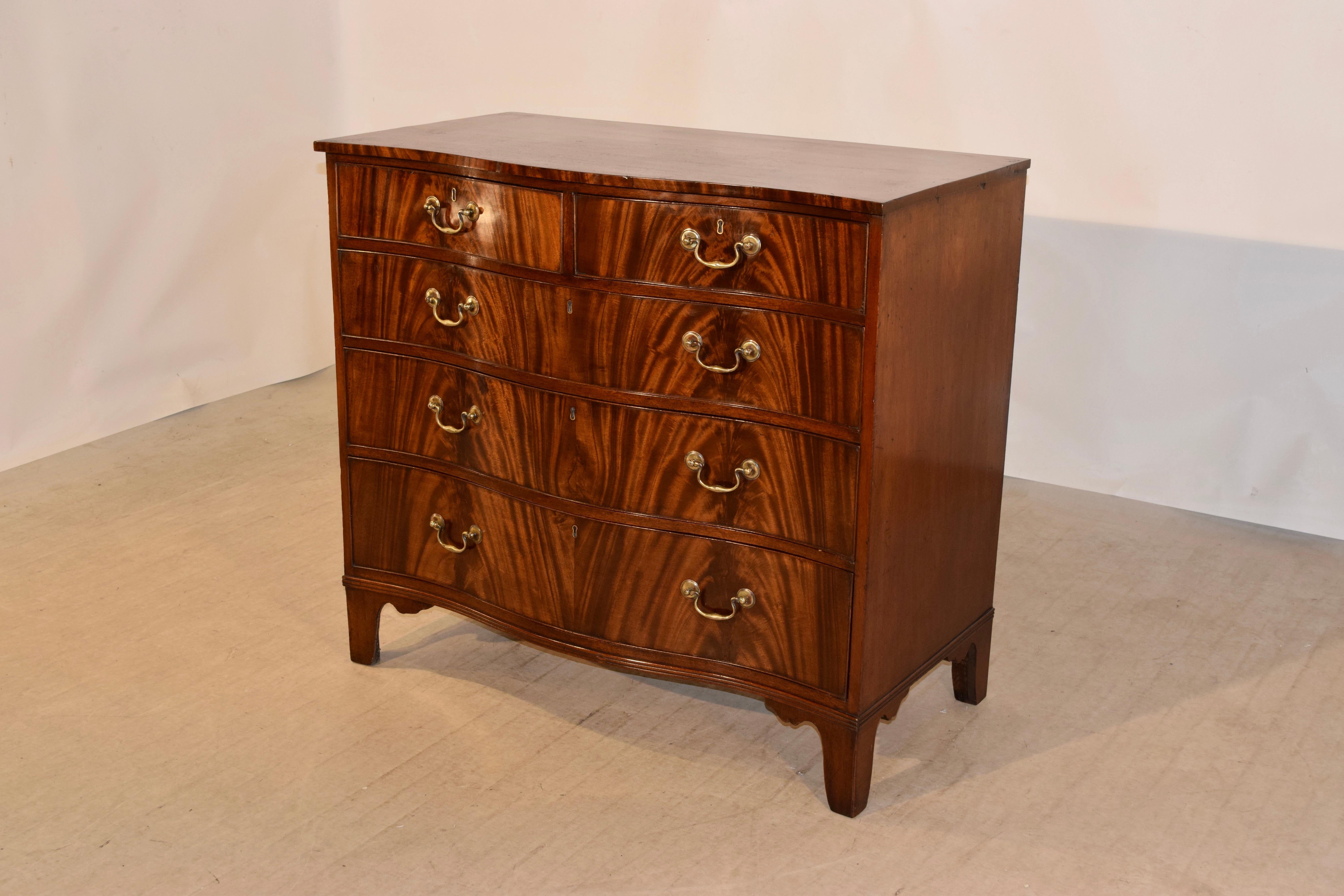 18th Century Irish Chest of Drawers In Good Condition In High Point, NC