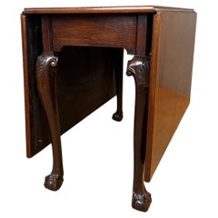 18th Century Irish Cuban Mahogany Gate-Leg Dining Room Table