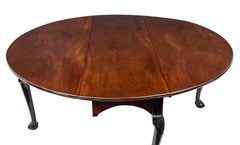 18th century Irish drop leaf dining table