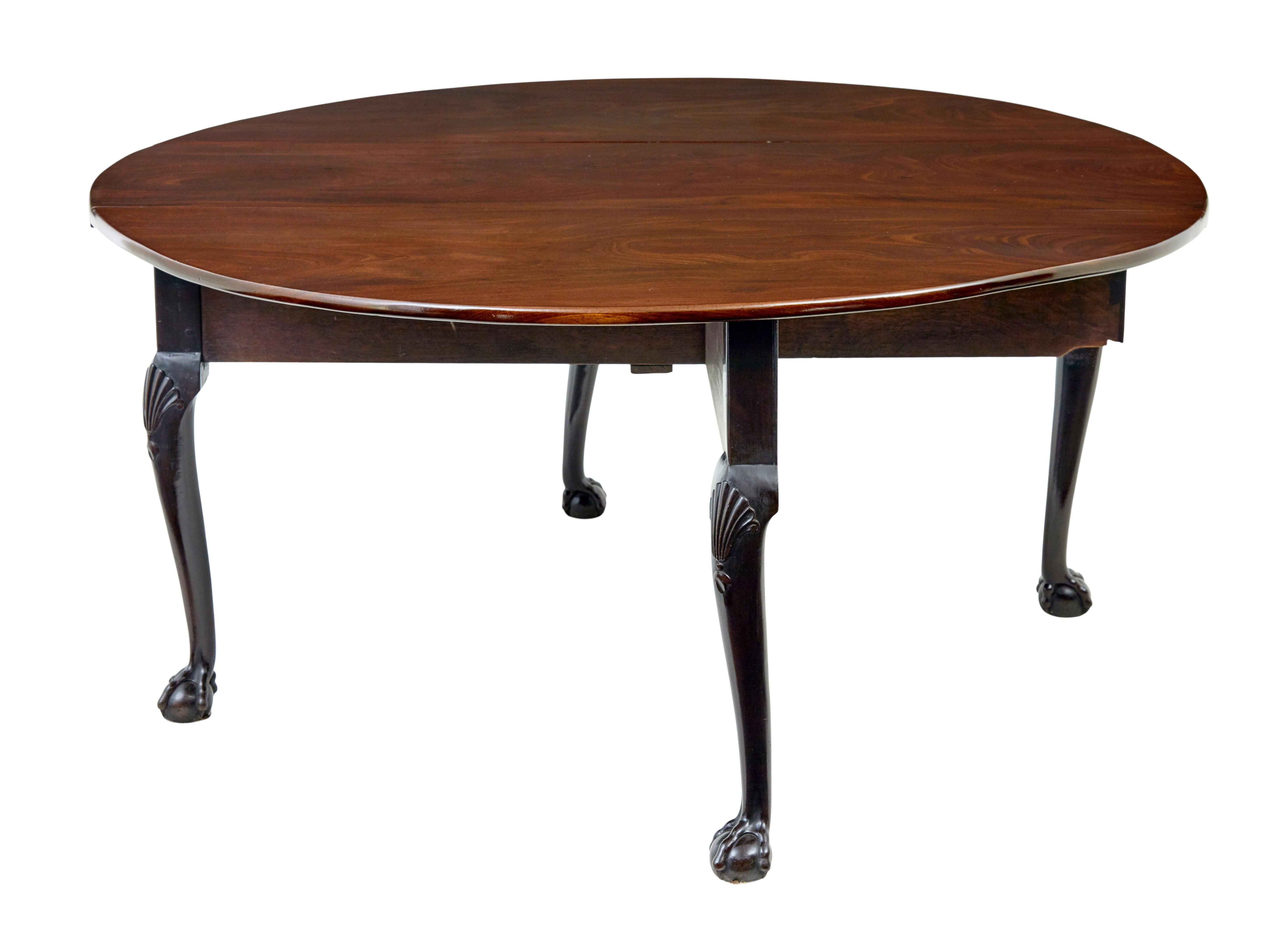 Table de salle à manger irlandaise du 18e siècle Bon état - En vente à Debenham, Suffolk