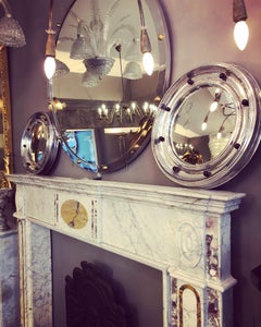 18th Century Irish Georgian Marble Fireplace Mantel