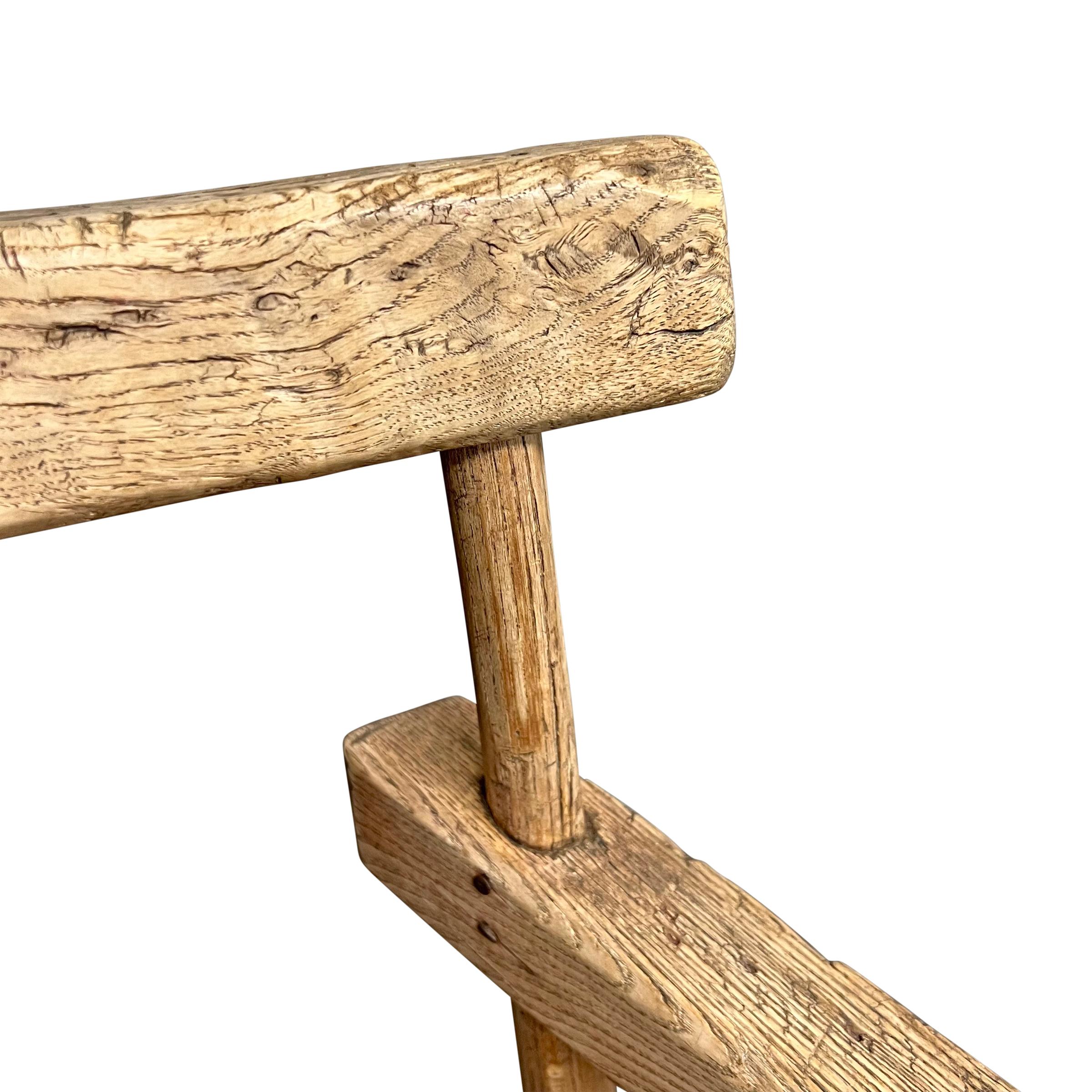 Ash 18th Century Irish Hedge Chair For Sale