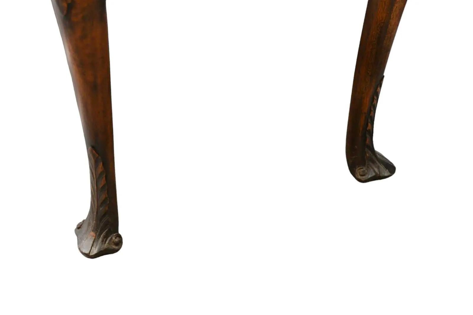 18th Century and Earlier 18th Century Irish Mahogany Wake or Dropleaf Dining Table For Sale