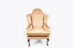 18th Century Irish mahogany wing chair