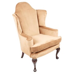 18th Century Irish mahogany wing chair