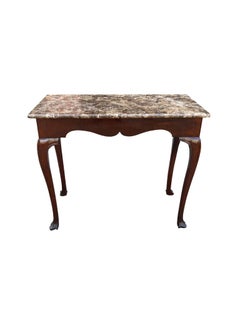 18th Century Irish Marble-Top Console Table