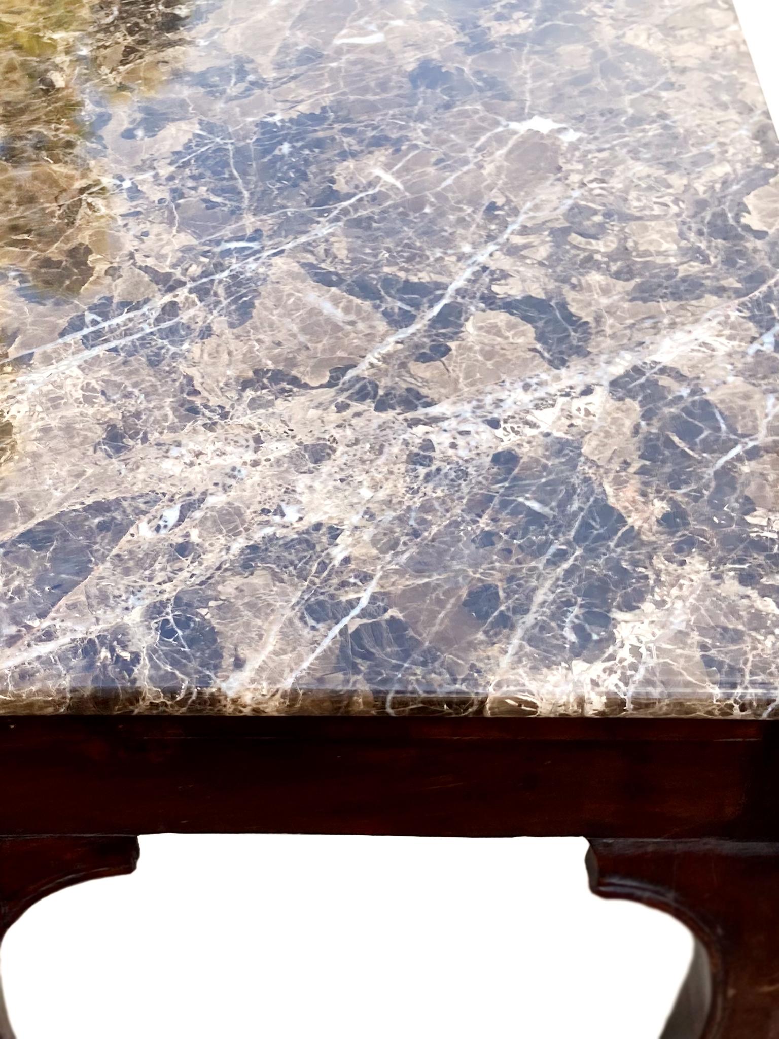 18th Century Irish Marble-Top Console Table In Good Condition For Sale In New York, NY