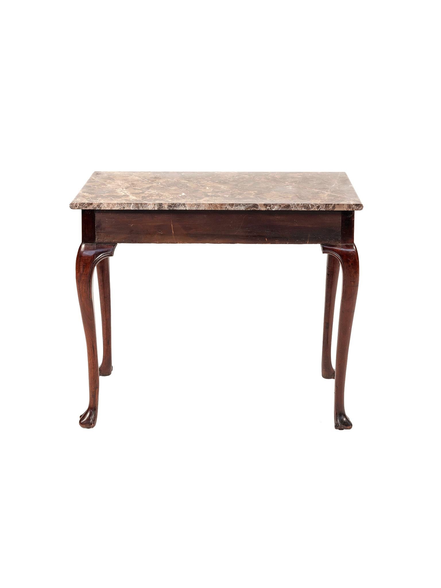 18th Century Irish Marble-Top Console Table For Sale 1