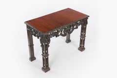 18th Century Irish Side Table after Thomas Chippendale