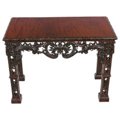 18th Century Irish Side Table after Thomas Chippendale