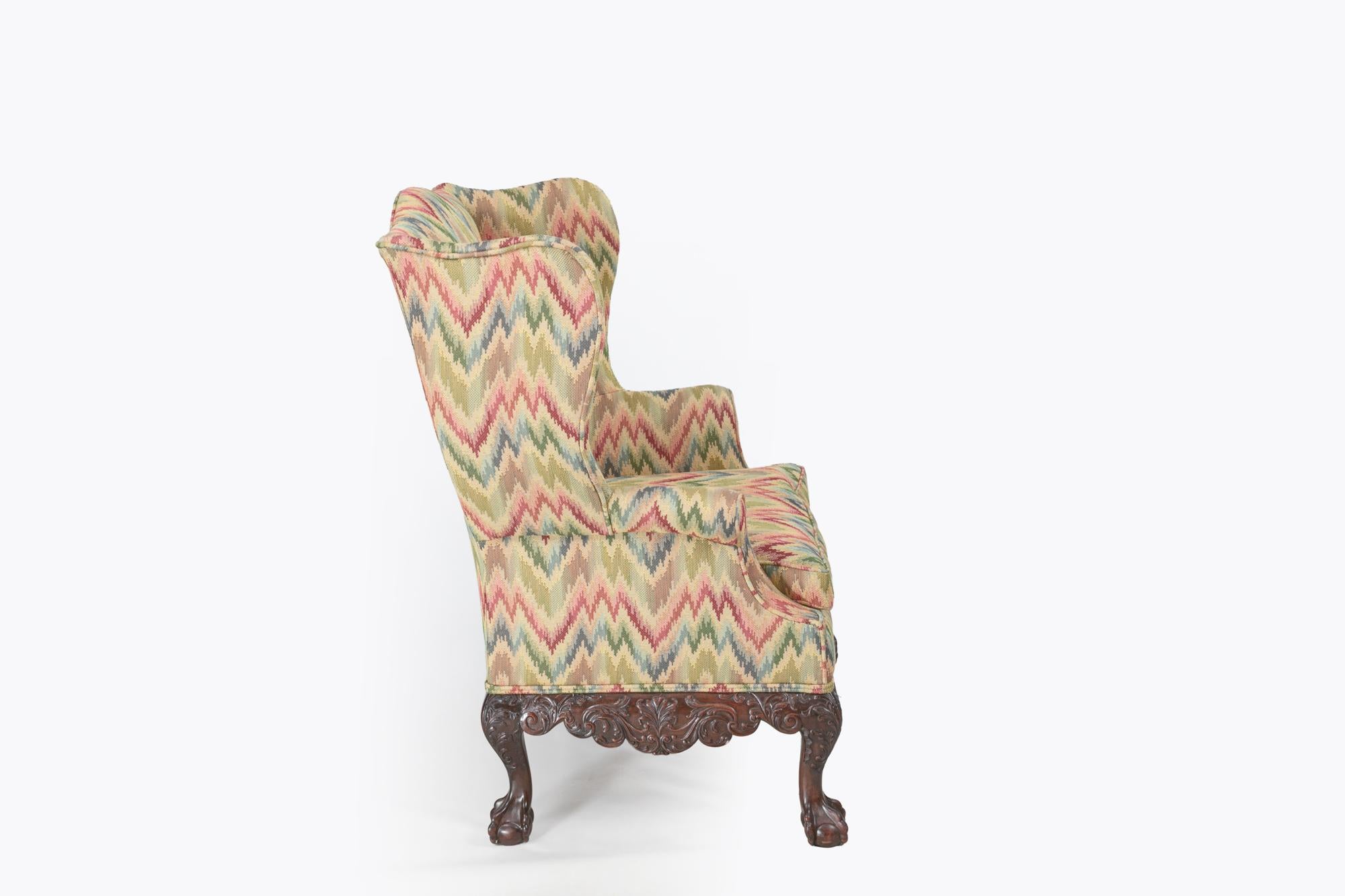 George II Chaise à oreilles irlandaise du 18e siècle en vente