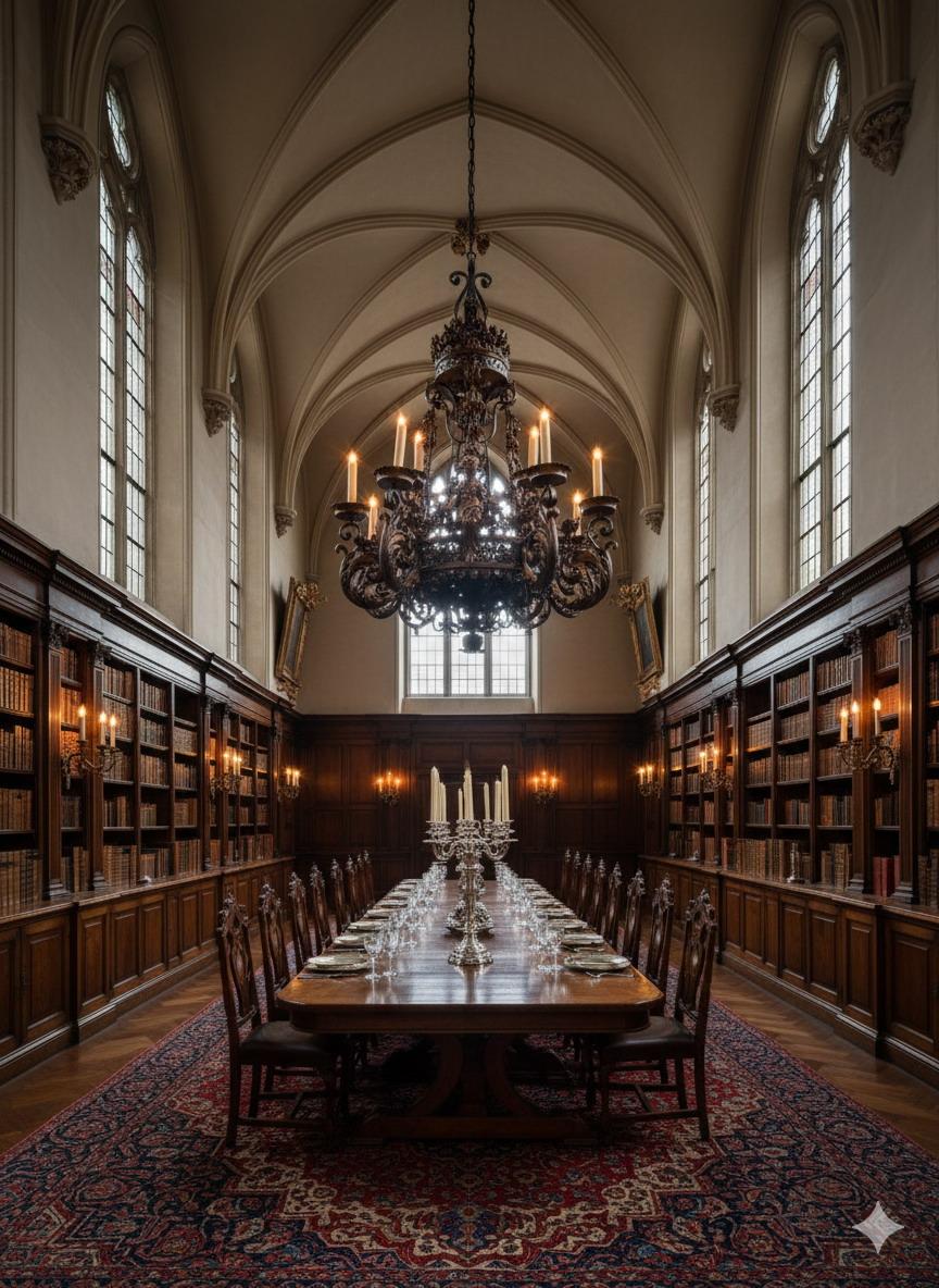 Cuando calificas algo de escandaloso, a veces se trata de una exageración. Pero no hay mejor manera de describir este fenomenal accesorio. Se trata de una araña de hierro de finales del siglo XVIII, con doncellas doradas al fuego y un increíble