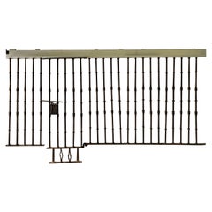 Used 18th Century Iron Gate and Panels from Spanish Villa