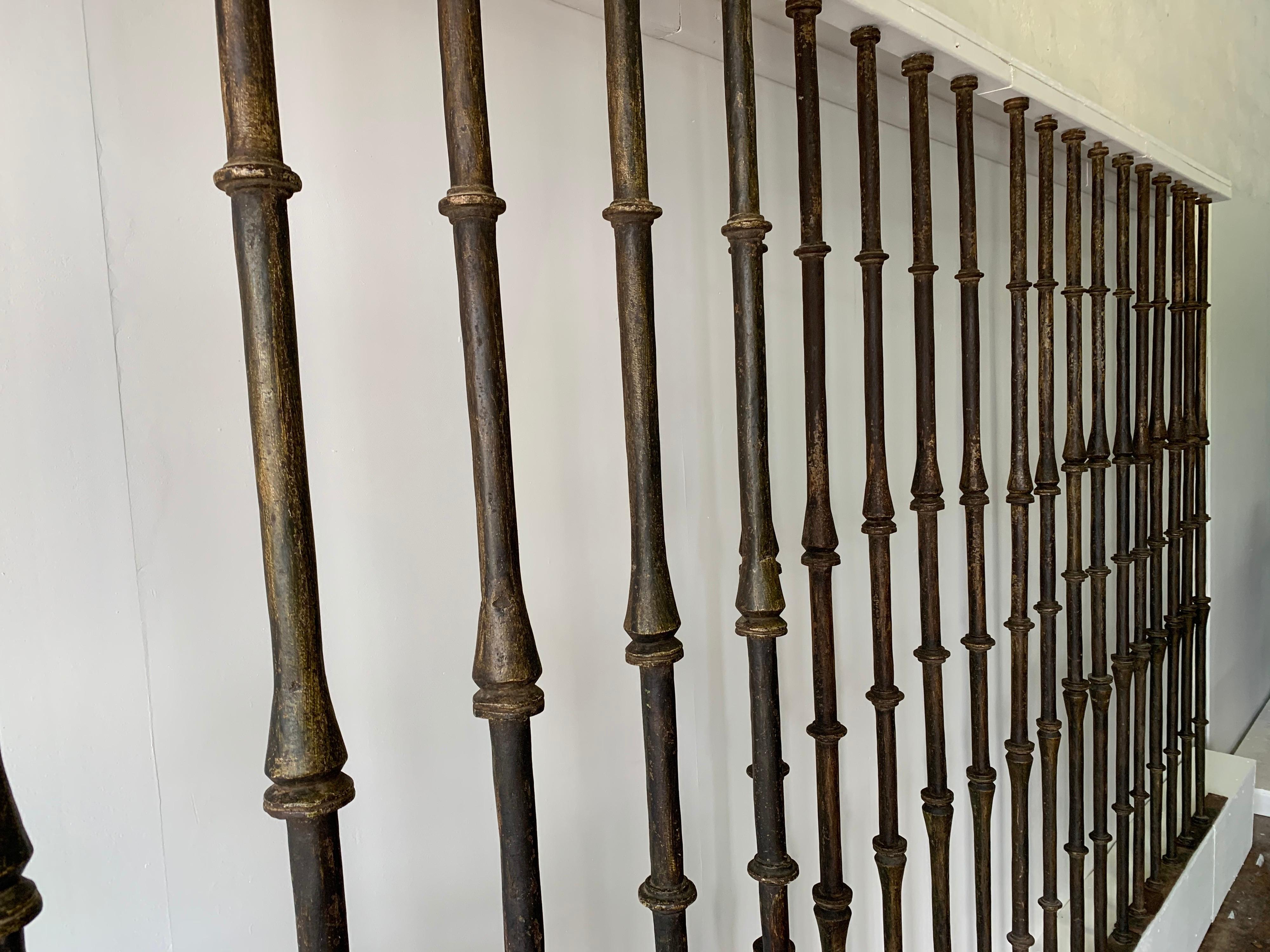 18th Century Iron Gate and Panels from Spanish Villa For Sale 3