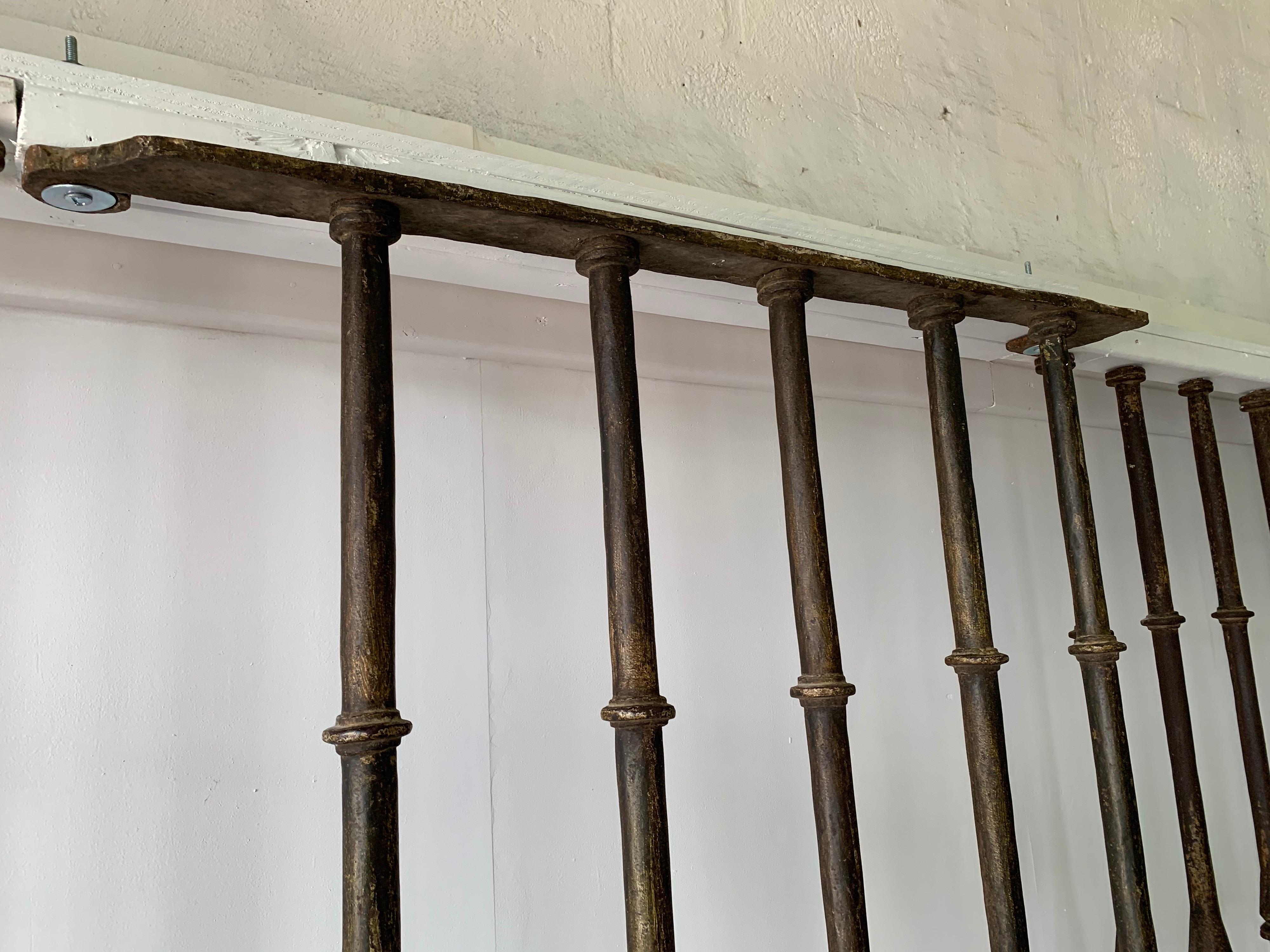 18th Century Iron Gate and Panels from Spanish Villa For Sale 2