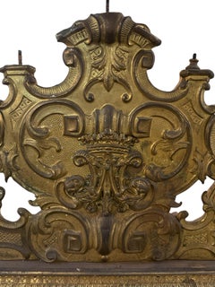 Candélabre italien du 18e siècle à 7 chandeliers