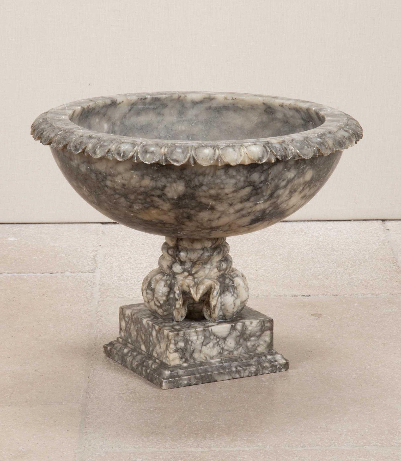 A rare late 18th Century Italian alabaster urn.
Circa 1790.
