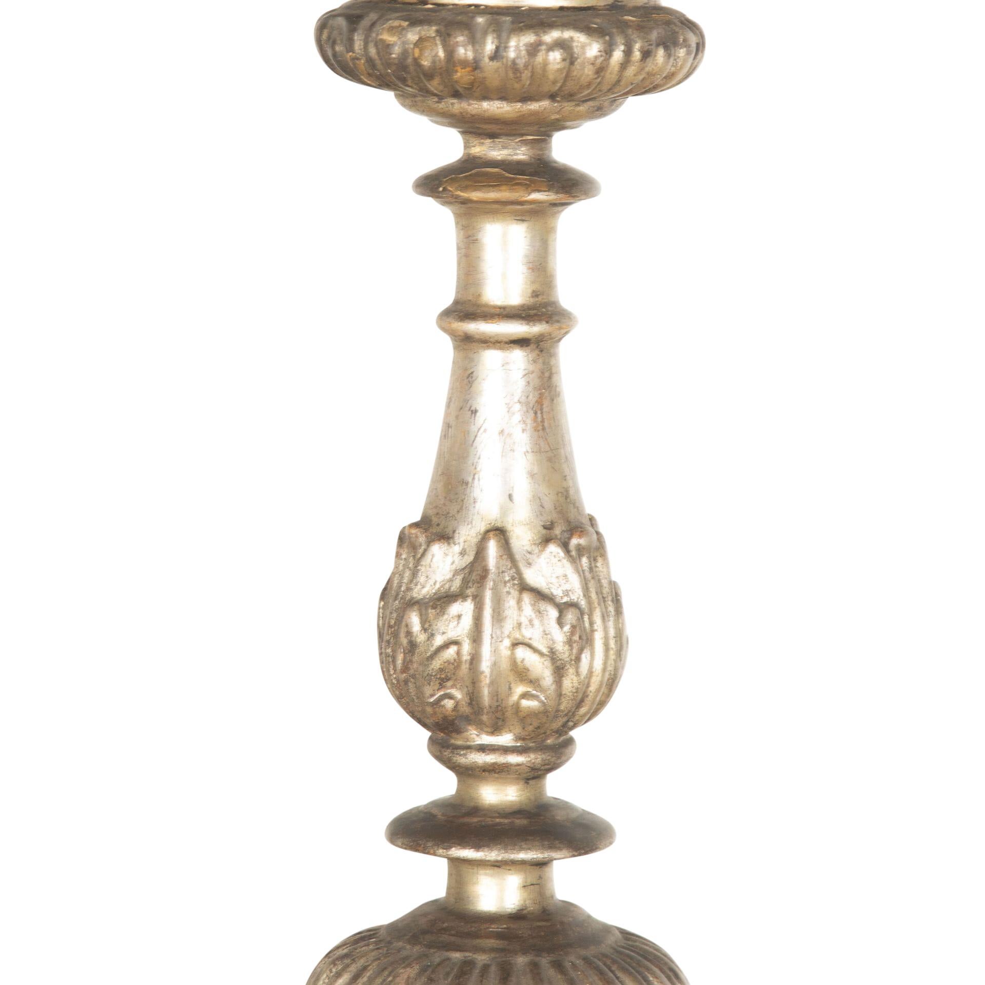 Baroque 18th Century Italian Altar Sticks For Sale