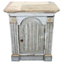 Tabernáculo Antiguo Italiano del Siglo XVIII en Madera Lacada
