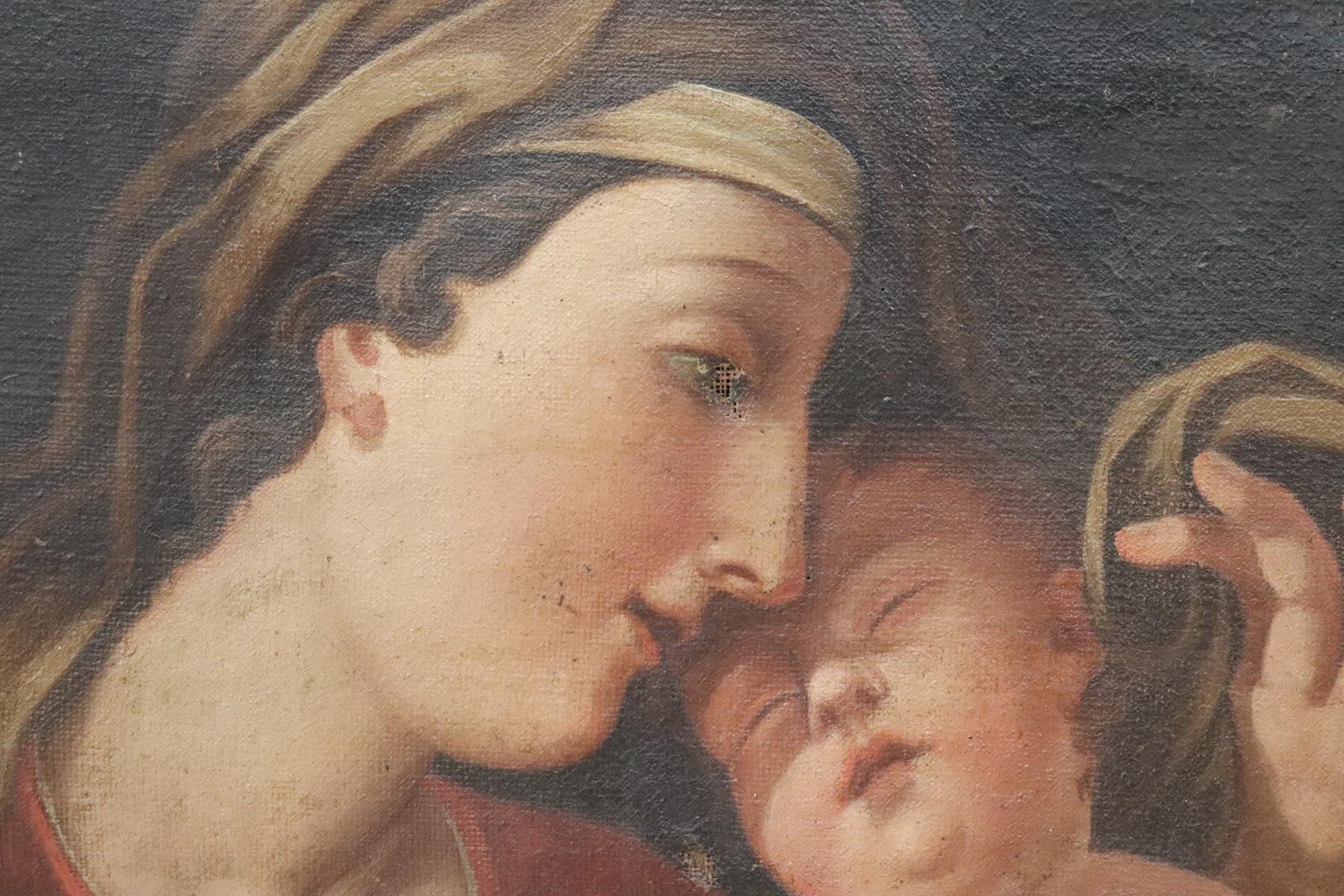 18th Century Italian Artist Madonna with the Child Jesus 3
