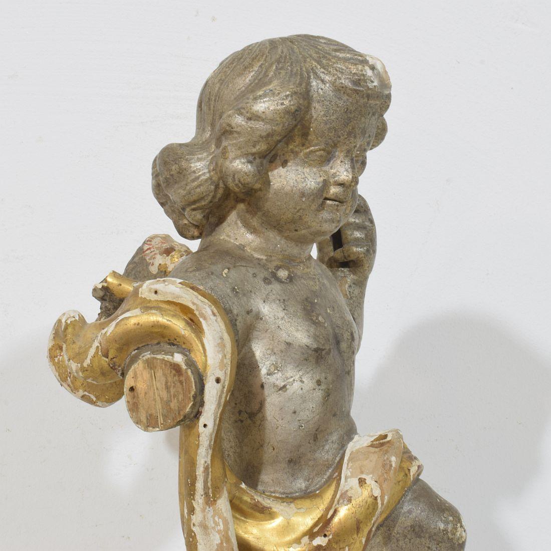 Figura di angelo barocco italiano del XVIII secolo in vendita 2