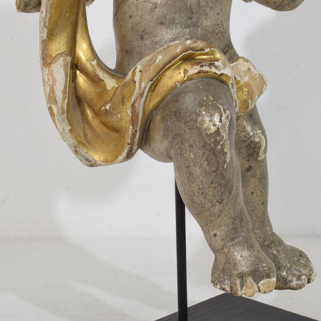 Figura di angelo barocco italiano del XVIII secolo in vendita 5