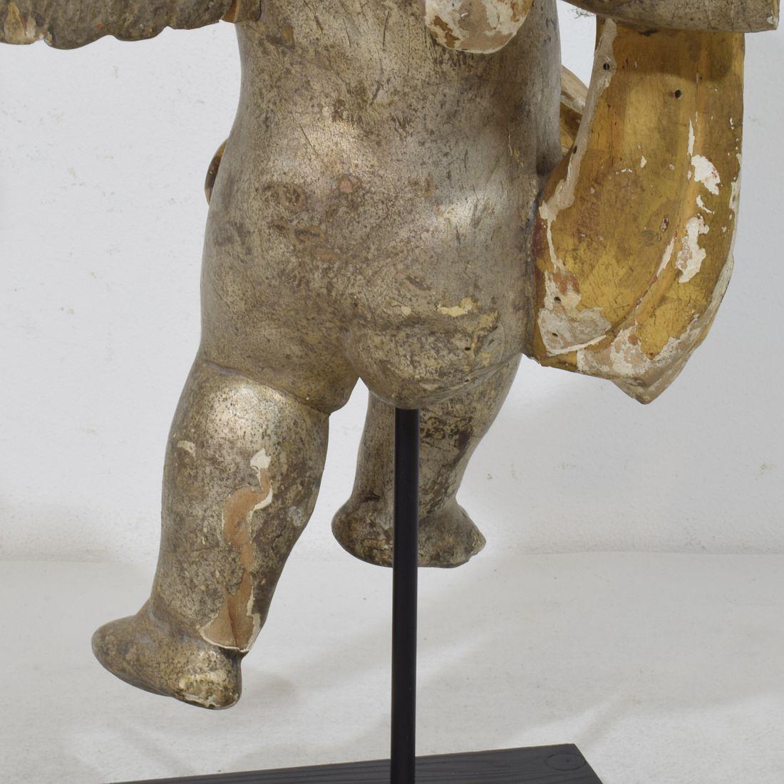 Figura di angelo barocco italiano del XVIII secolo in vendita 6