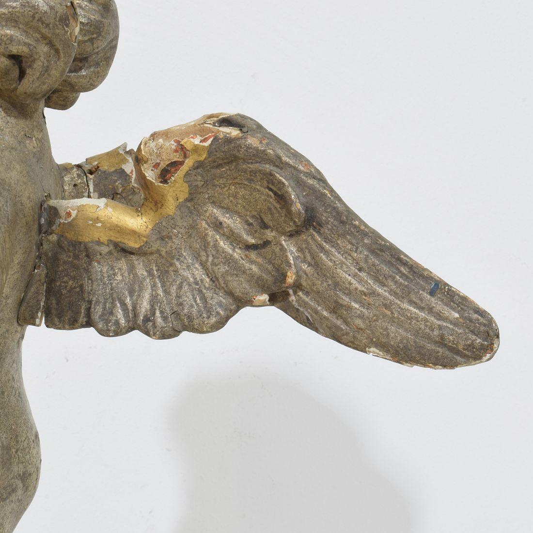 Figura di angelo barocco italiano del XVIII secolo in vendita 7