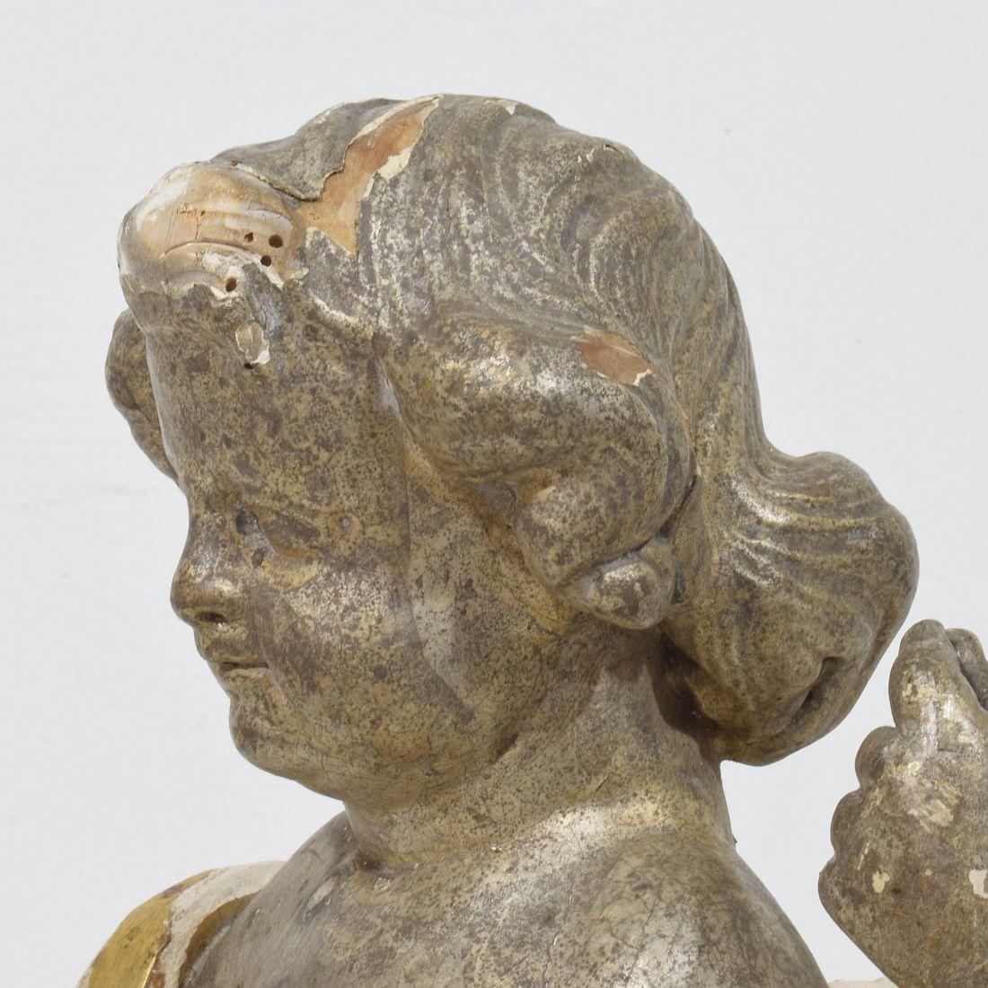 Figura di angelo barocco italiano del XVIII secolo in vendita 8