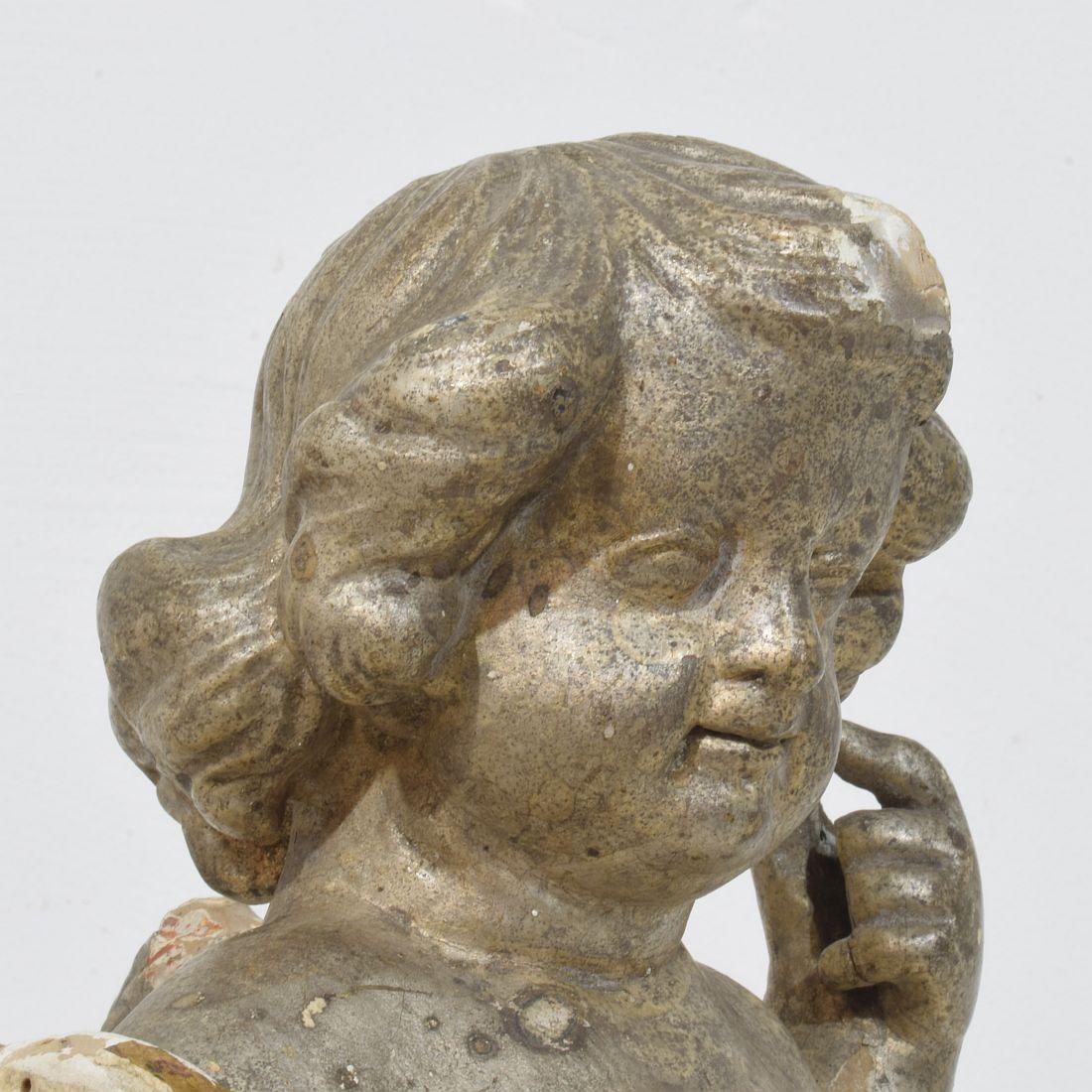 Figura di angelo barocco italiano del XVIII secolo in vendita 10