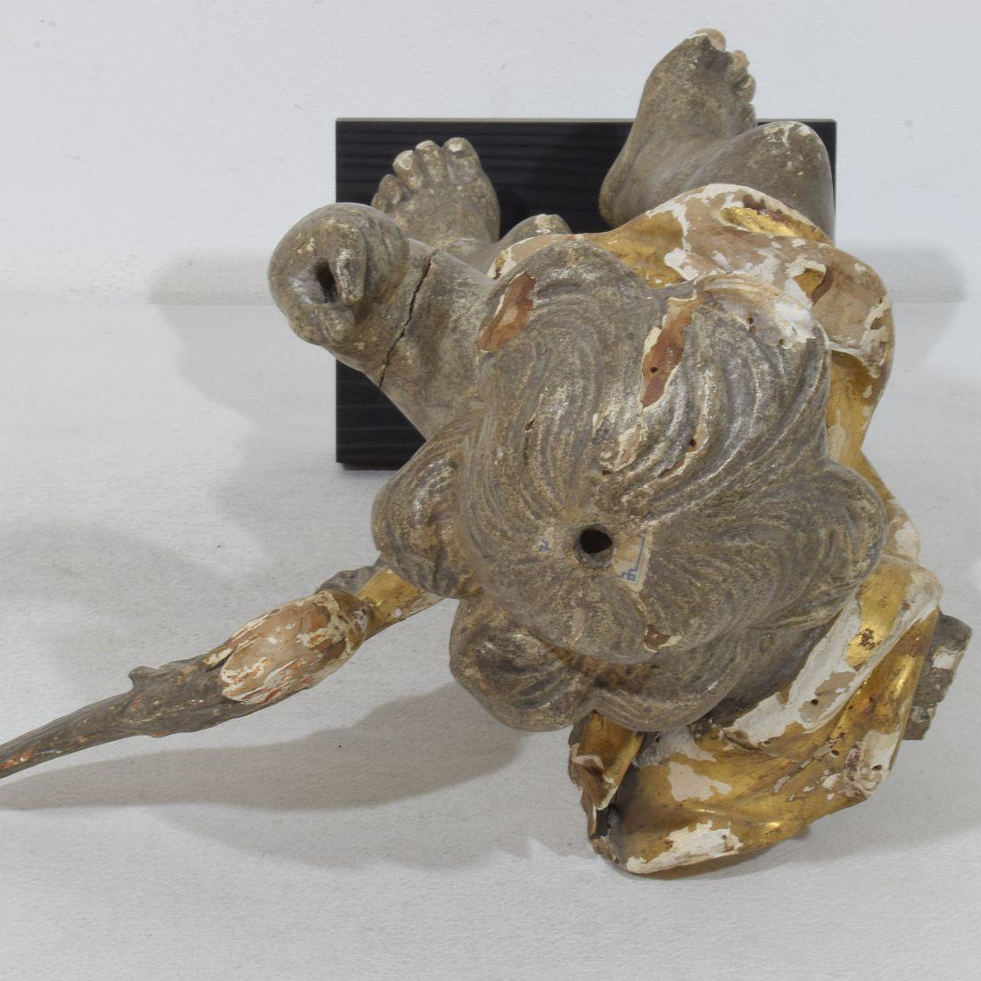 Figura di angelo barocco italiano del XVIII secolo in vendita 11