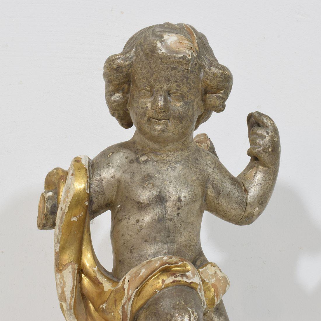 Figura di angelo barocco italiano del XVIII secolo in vendita 1