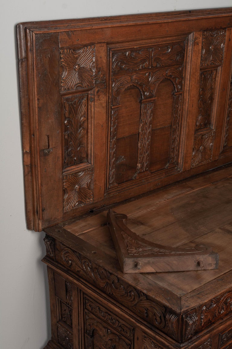 18th Century Italian Baroque Cassone or Marriage Chest For Sale at 1stDibs
