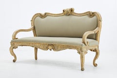 18th Century Italian Baroque Gilt Sofa