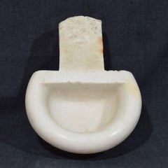 18th Century Italian Baroque Marble Holy Water Font or Stoup
