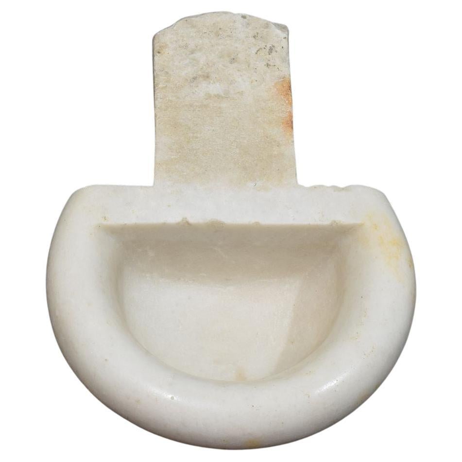 18th Century Italian Baroque Marble Holy Water Font or Stoup