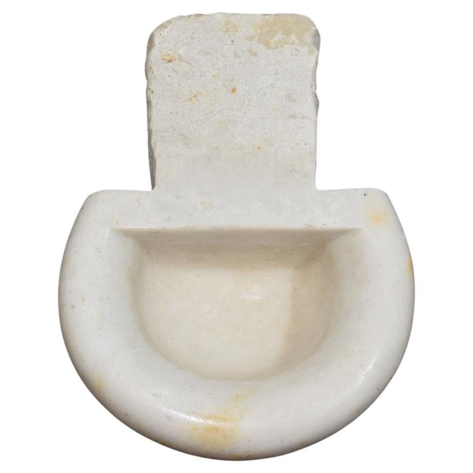 18th Century Italian Baroque Marble Holy Water Font or Stoup