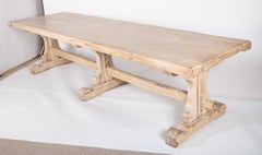 Mesa de refectorio barroca italiana del siglo XVIII, de 3 metros de largo