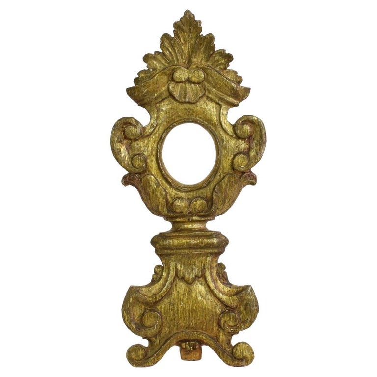 18th Century Italian Baroque Reliquary For Sale