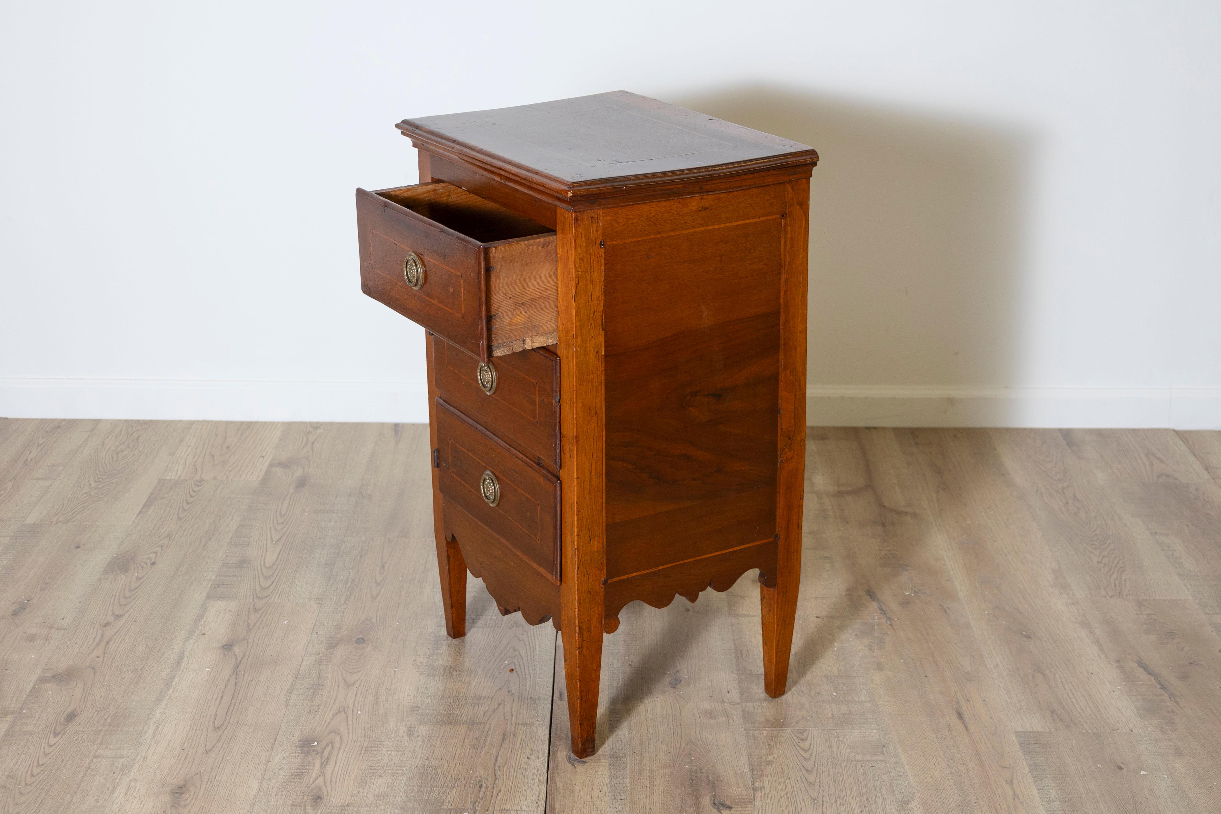 18th Century and Earlier 18th Century Italian Bedside Table Circa 1790 For Sale