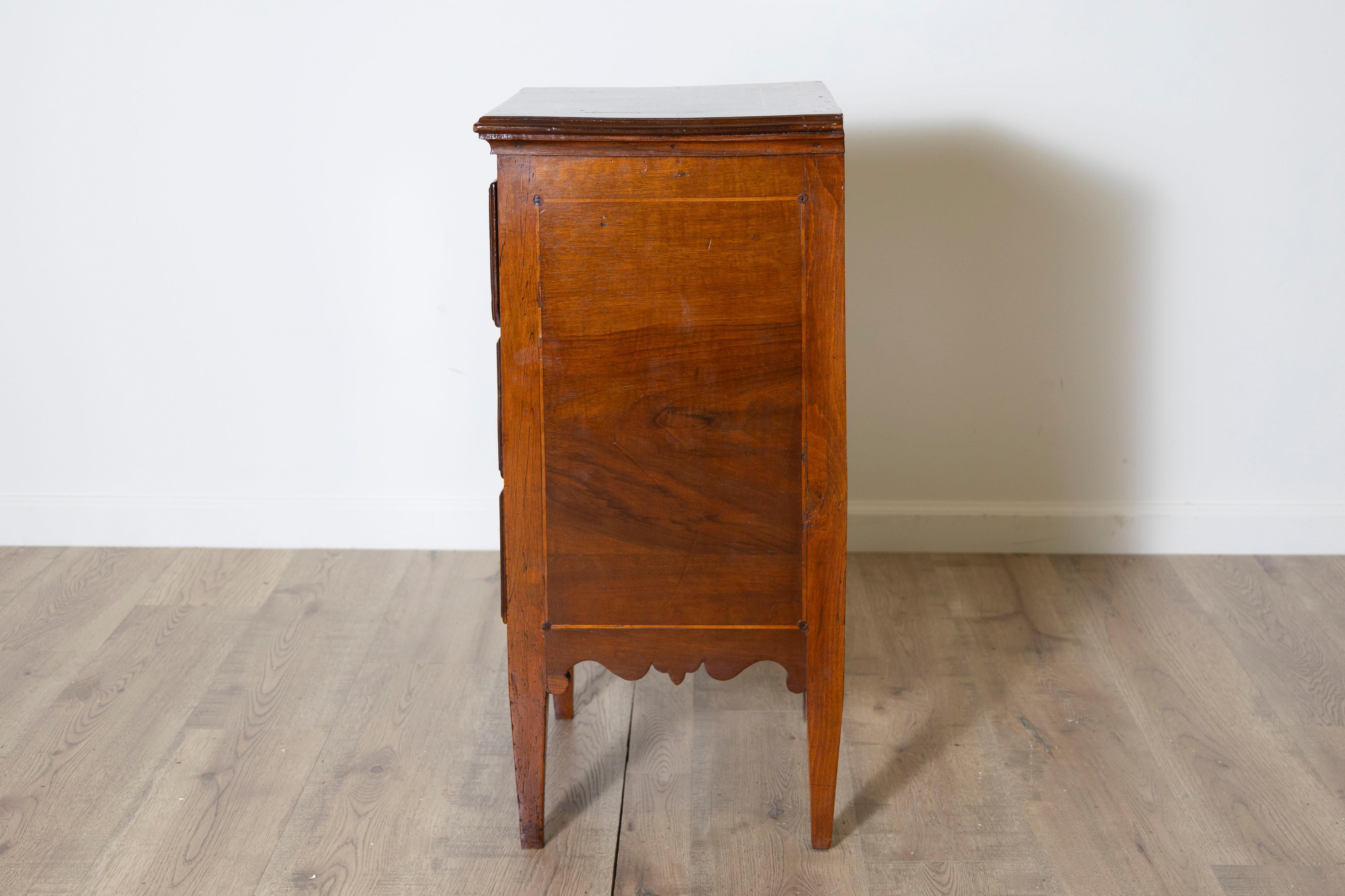 Walnut 18th Century Italian Bedside Table Circa 1790 For Sale