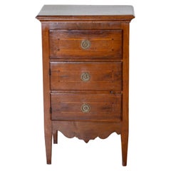 Table de chevet italienne du 18e siècle Circa 1790