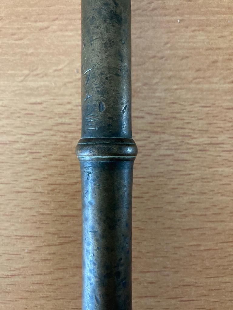 Moulage Pestle italien du 18ème siècle pour un monument funéraire, 9 pouces de long en vente