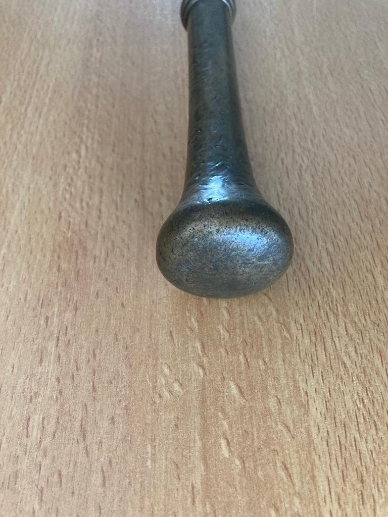 18th Century Italian Bronze Pestle for a Mortar, 12 Inches Long 4