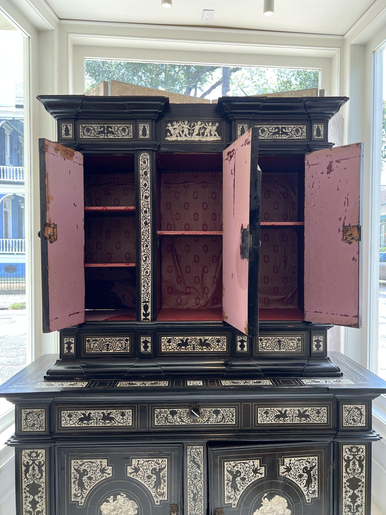 18th Century Italian Cabinet with Bone Inlay For Sale 6