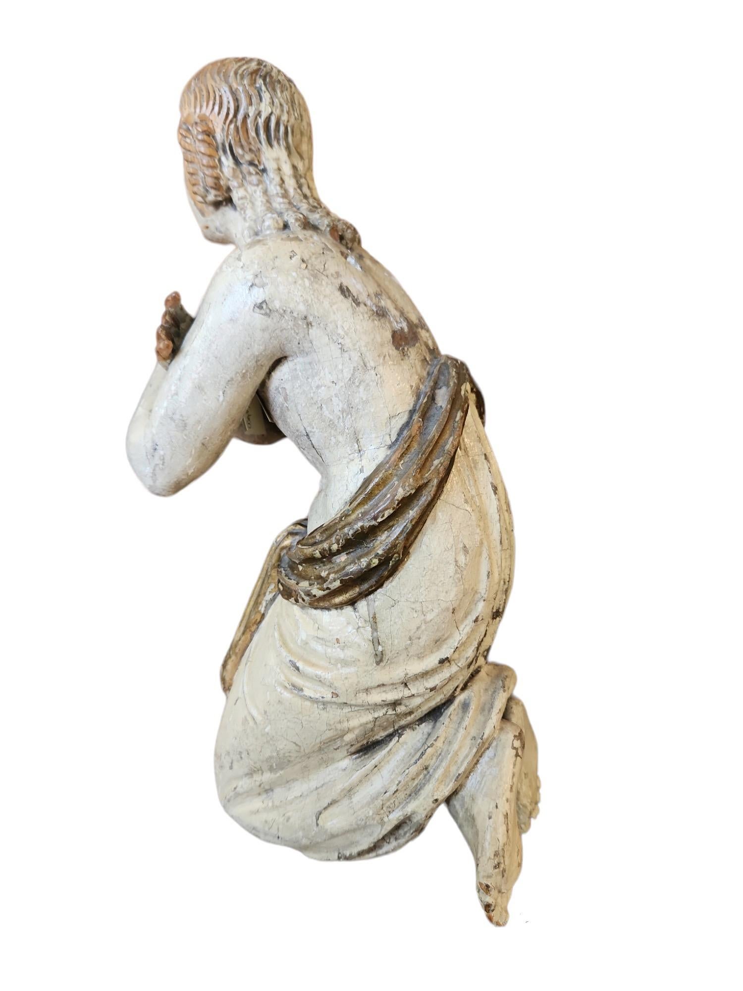 Figura tallada italiana del siglo XVIII Neoclásico en venta