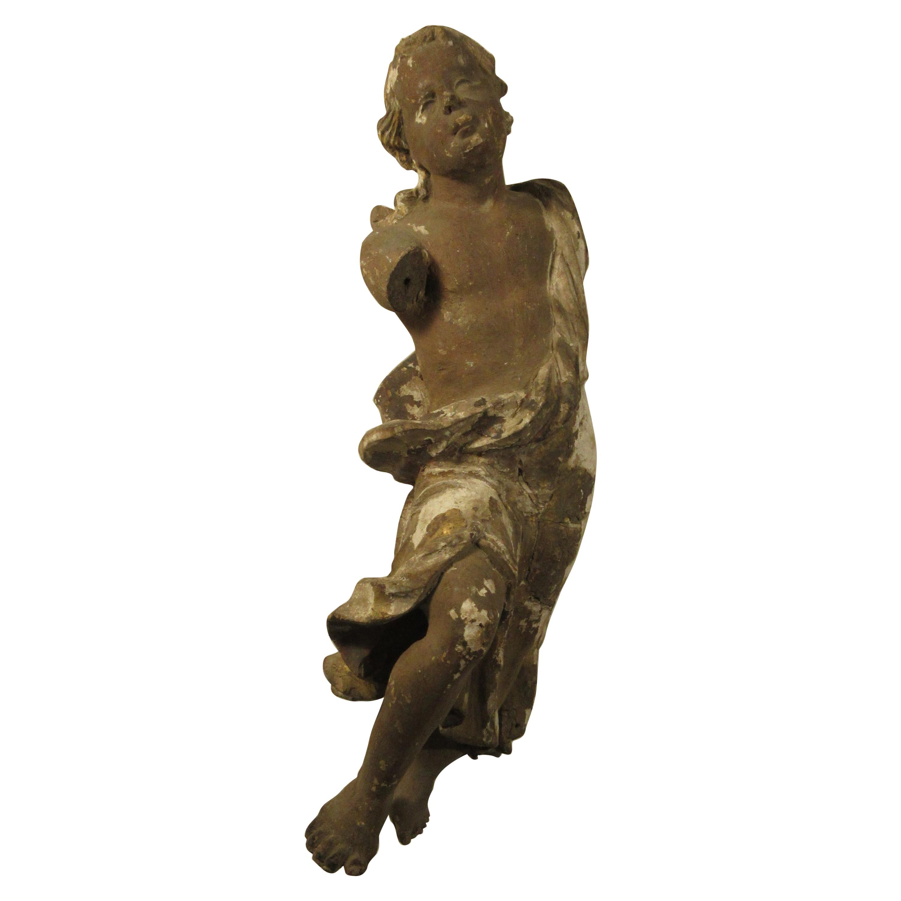 18th Century Italian Carved Figure