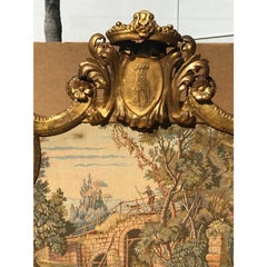 18th Century Italian Carved Giltwood Fireplace Screen