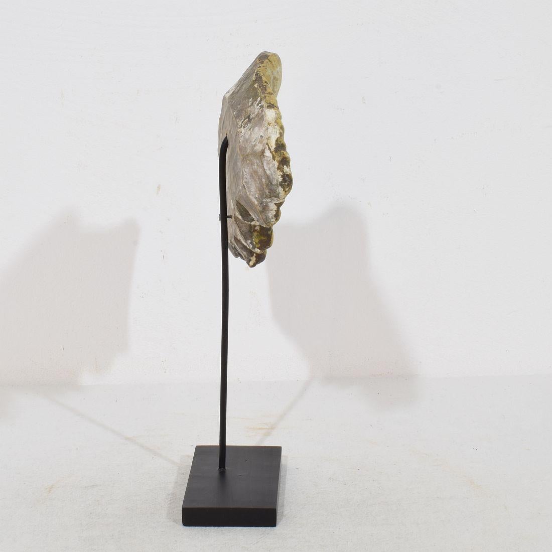 18. Jahrhundert, Italienischer geschnitzter Giltwood-Flügel eines Barockengels im Zustand „Gut“ im Angebot in Buisson, FR